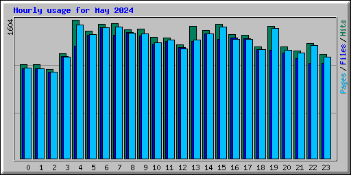 Hourly usage for May 2024